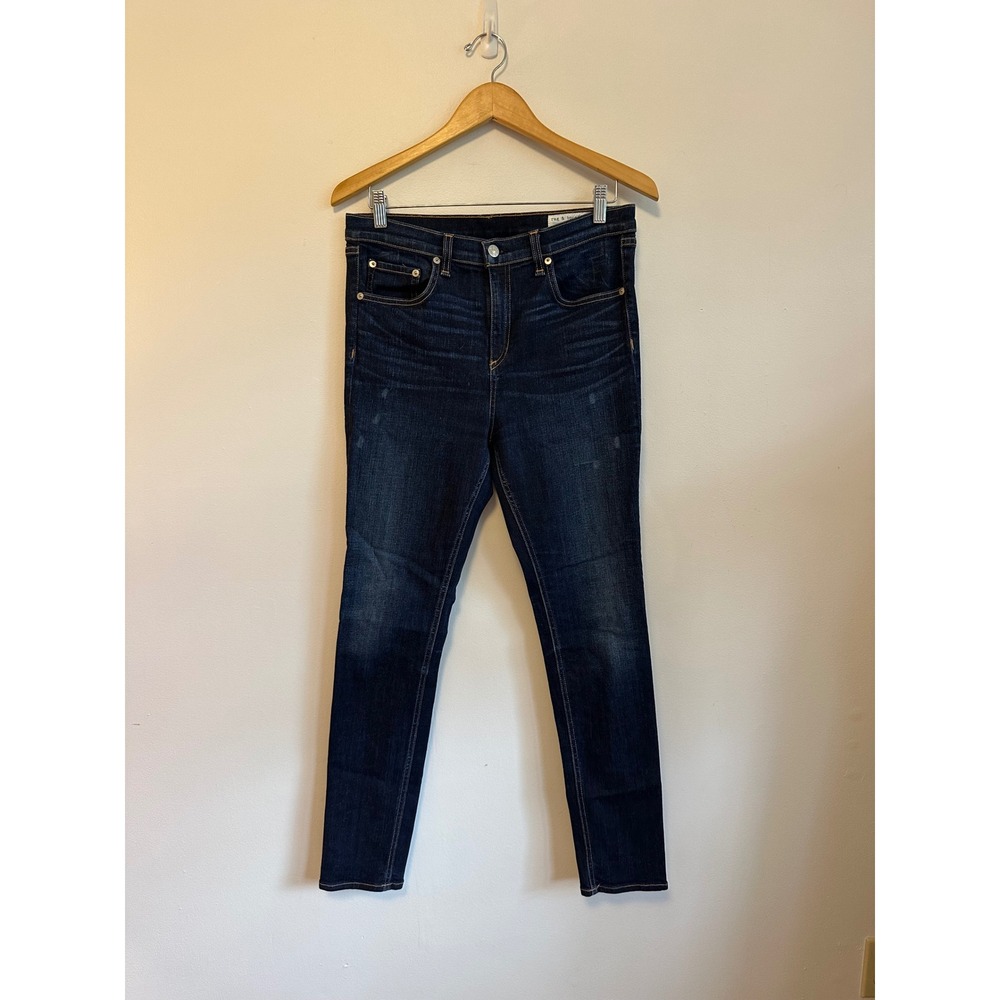 Rag &‎ Bone Kensington Skinny Jeans in Dark Indigo Wash | Size 32